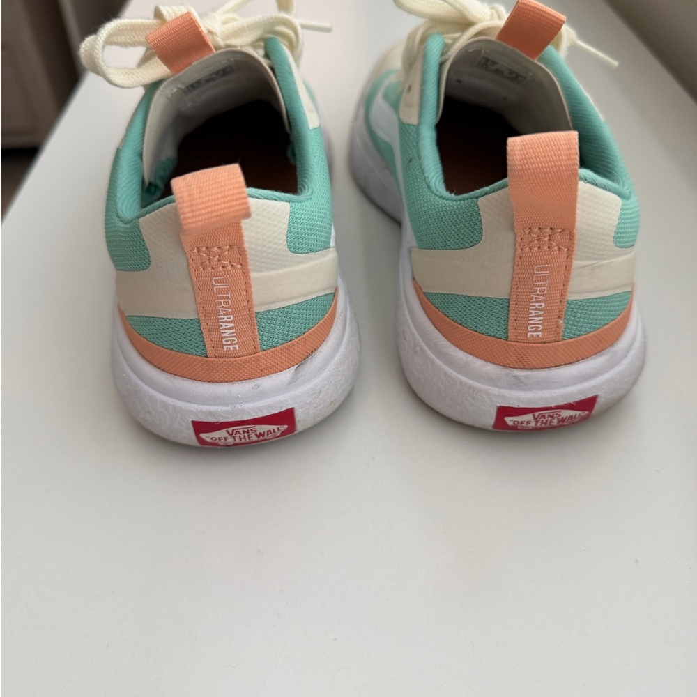 Vans Ultrarange EXO Sneakers Mint Green Peach Women’s 6.5 - Picture 3 of 4